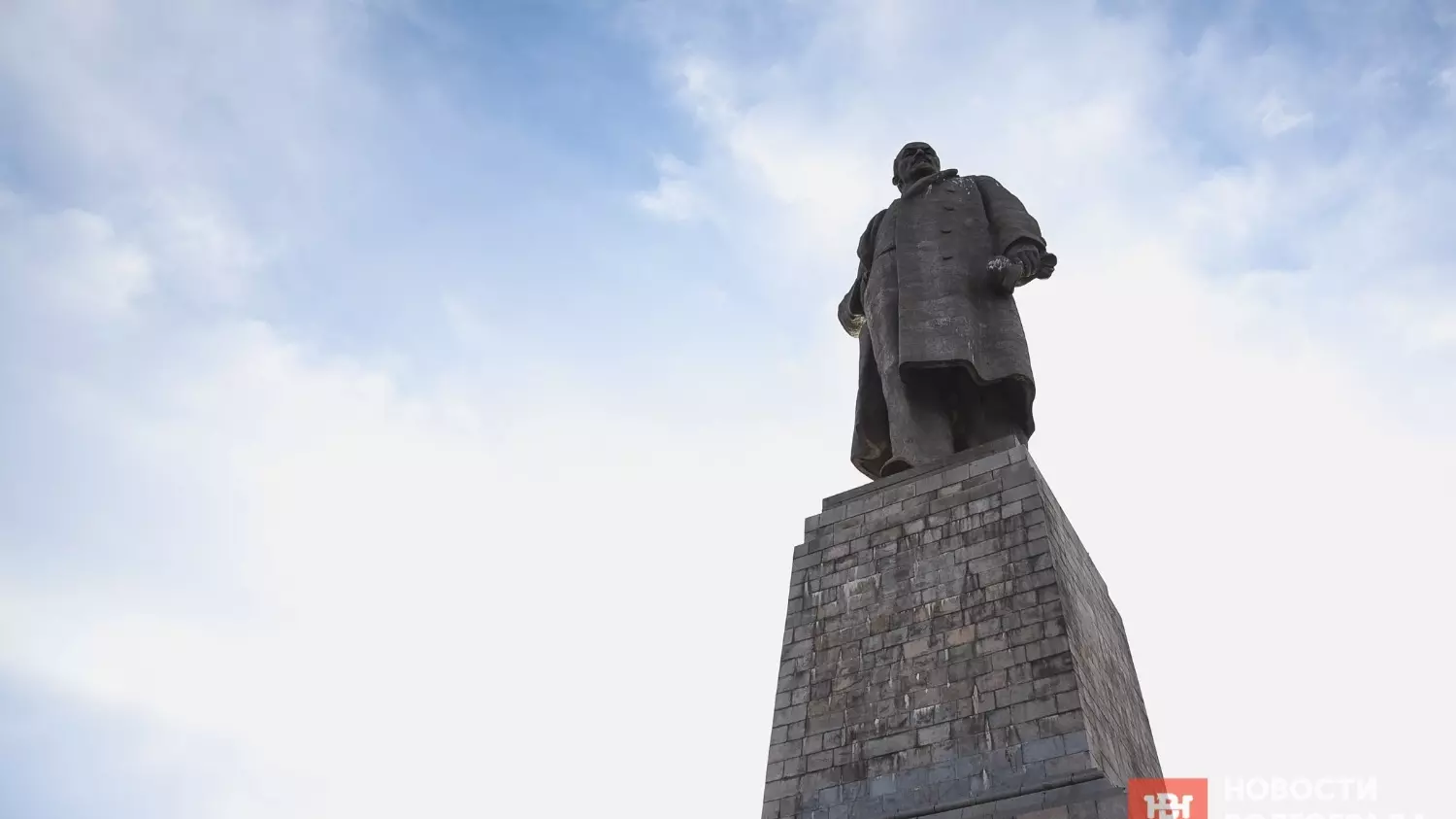 Современный памятник Ленину в Волгограде