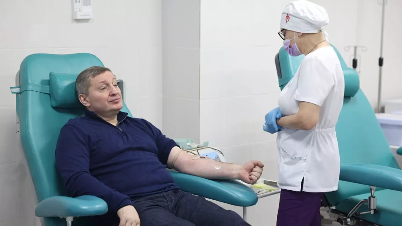 Андрей Бочаров сдал кровь для пострадавших в «Крокус Сити Холле»