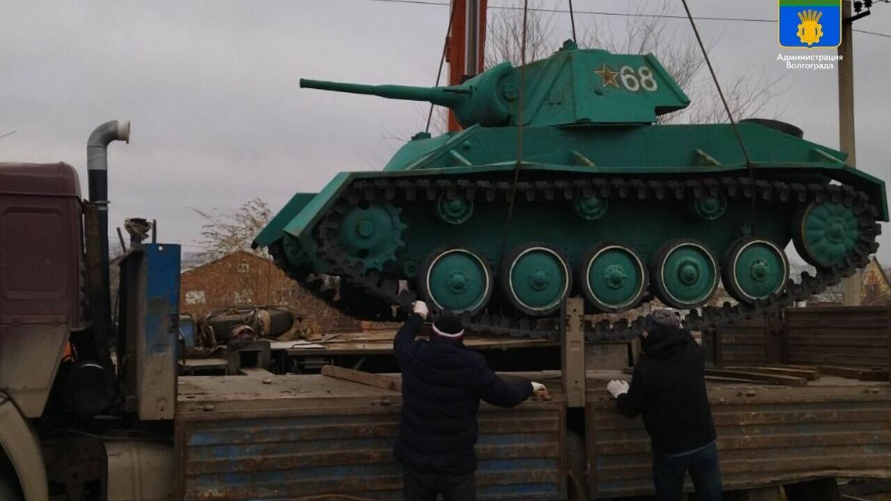 Танк-разведчик Т-70 отреставрируют в Волгограде