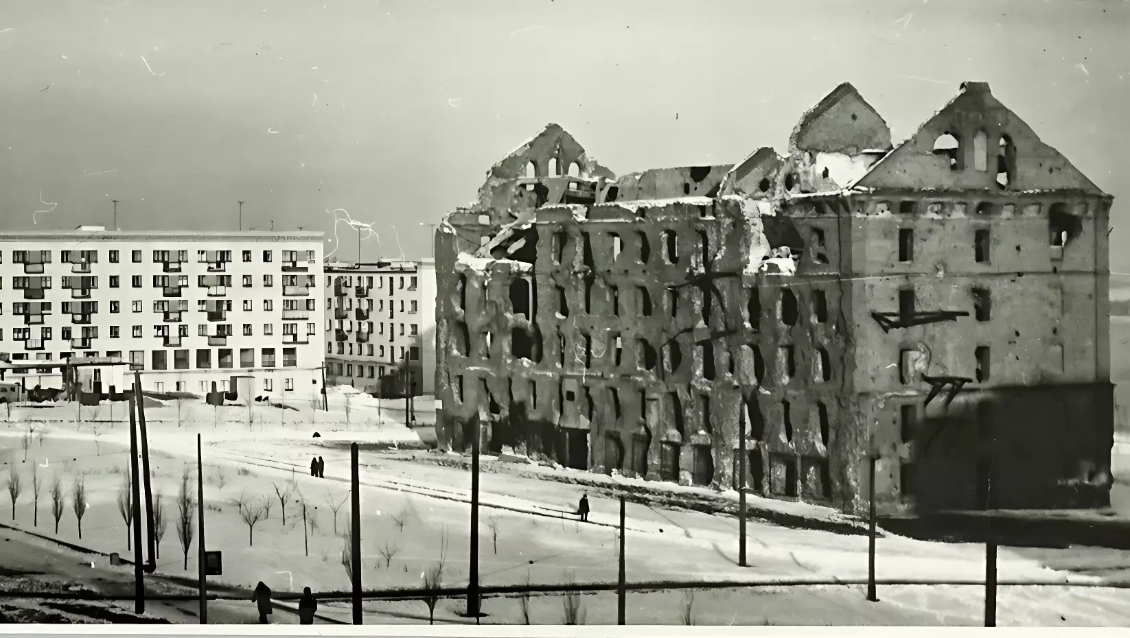 Как выглядел зимний Волгоград во времена СССР