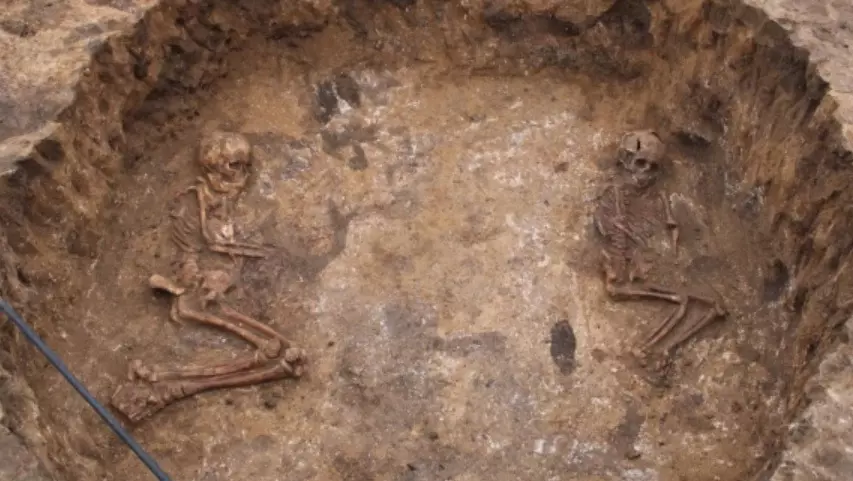 Скелеты почти 5000-летней давности 