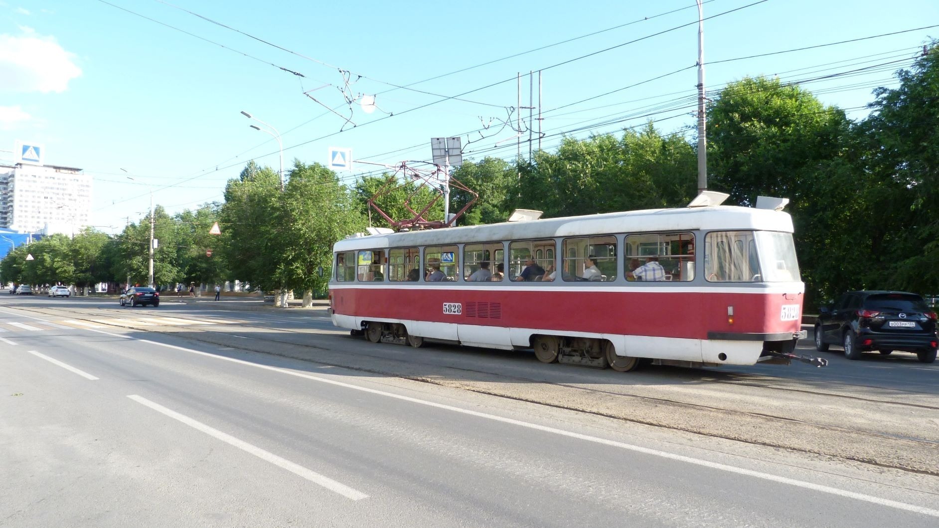 Трамваи снова ездят в Жилгородок