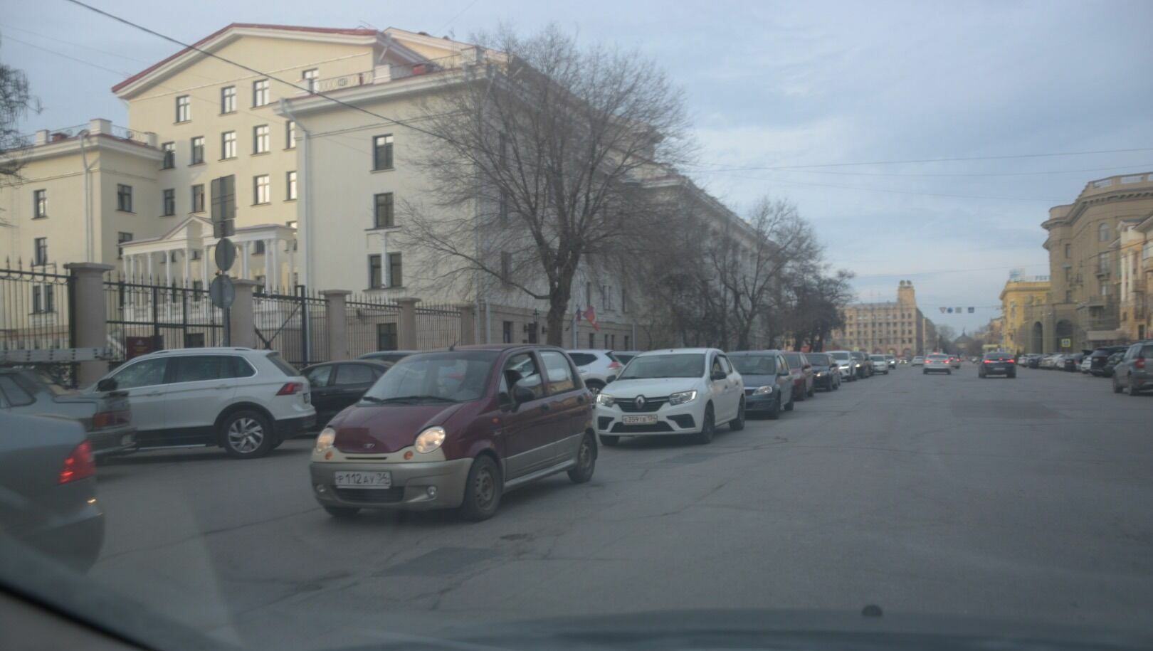 Улицы сковал визит премьер-министра Беларуси в Волгоград