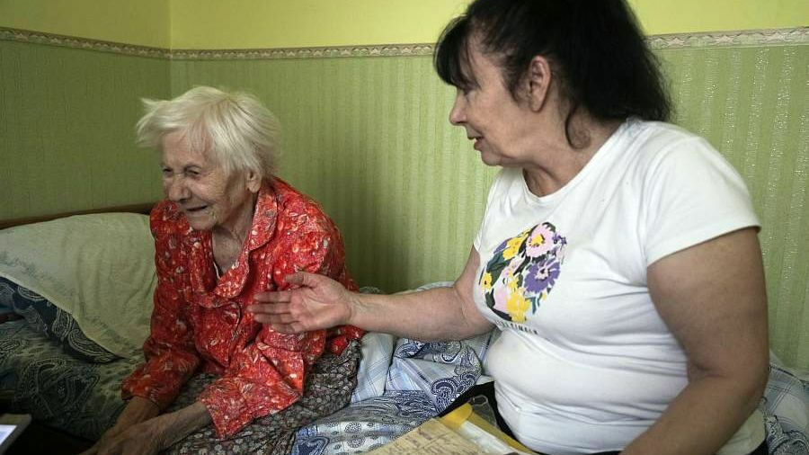 Харьковчанка отметила свой 101-й день рождения в Волгоградской области