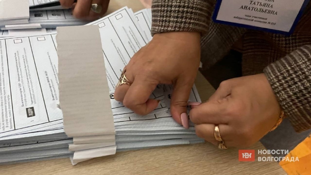 Большая часть голосов на выборах в Волгоградской области уже подсчитана