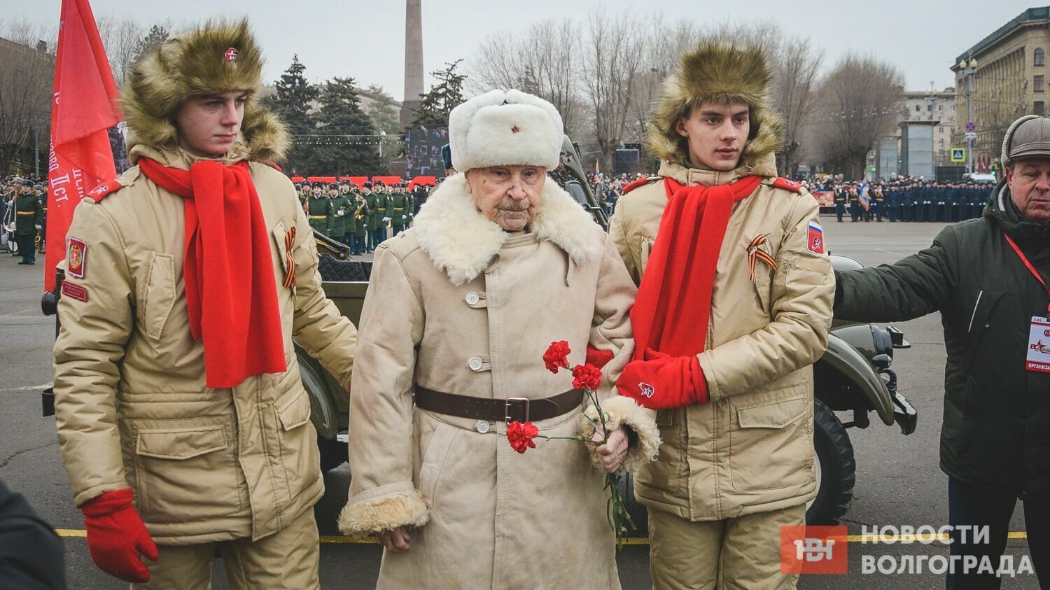 На параде отметились многие известные политики и ветераны Великой Отечественной войны
