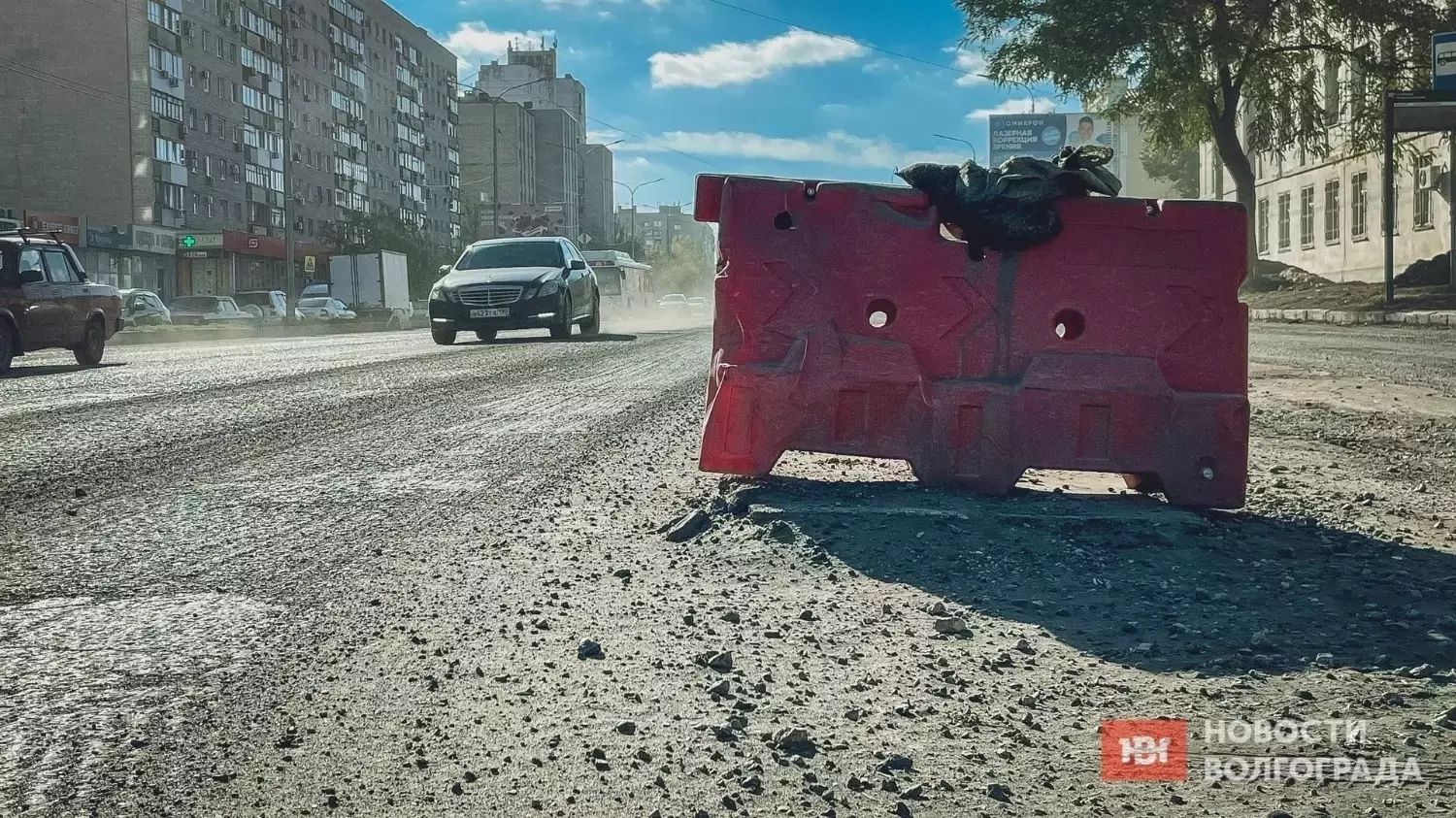 Дорогу на улице Рокоссовского ремонтируют за 131,8 млн рублей