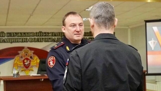 Сотрудника СОБР из Волгограда наградили за участие в спецоперации