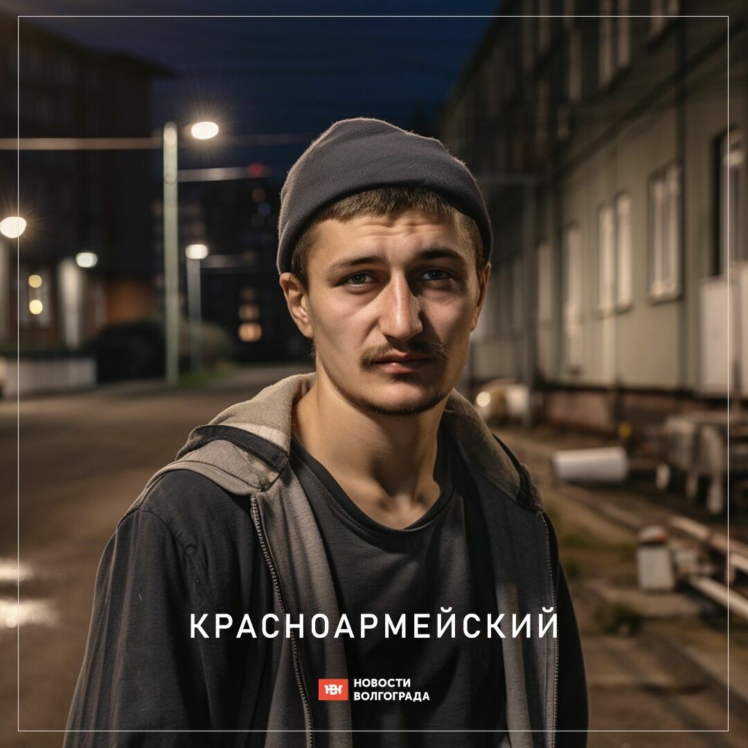 Нейросеть представила юг Волгограда в образе сурового вида молодого мужчины