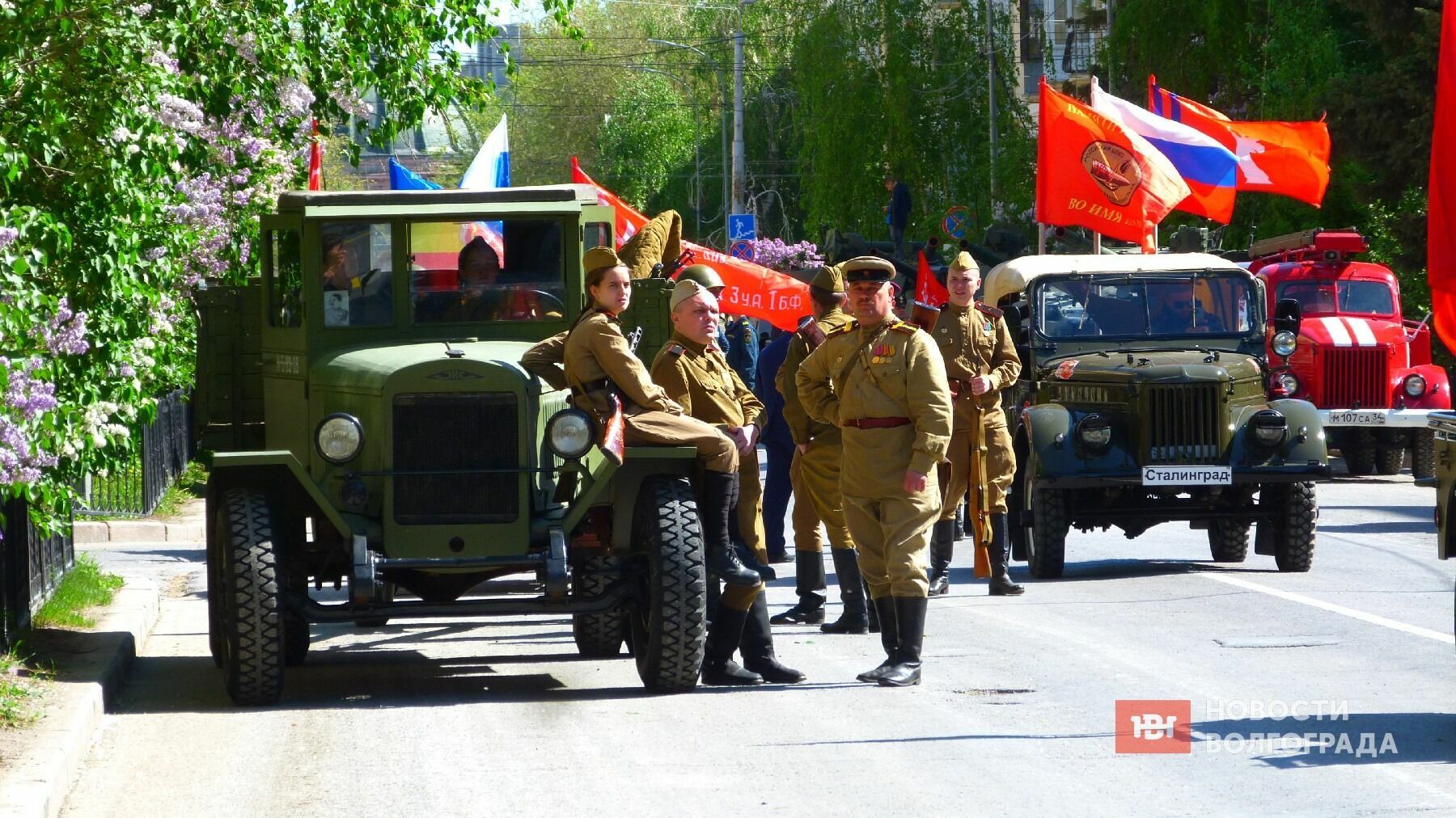 Первая репетиция парада пройдет в Волгограде вечером 2 мая.