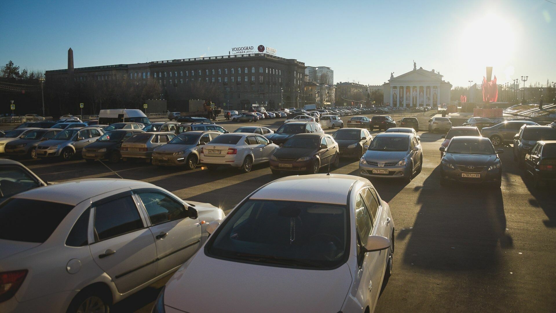 Карта перекрытых улиц и парковок на 2 февраля в Волгограде