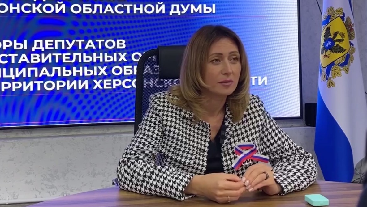 Марина Захарова, председатель избирательной комиссии Херсонской области
