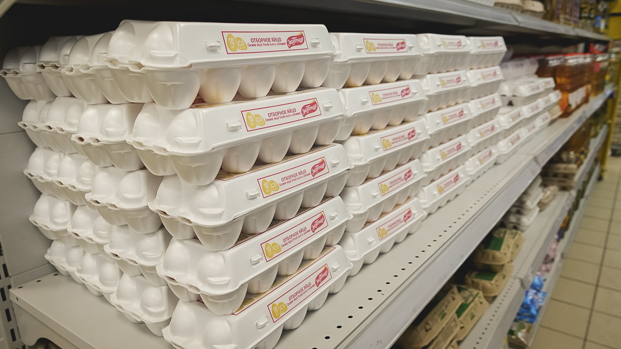 Яйца стали «золотыми»: в Волгограде продолжается взлет цен на продукты
