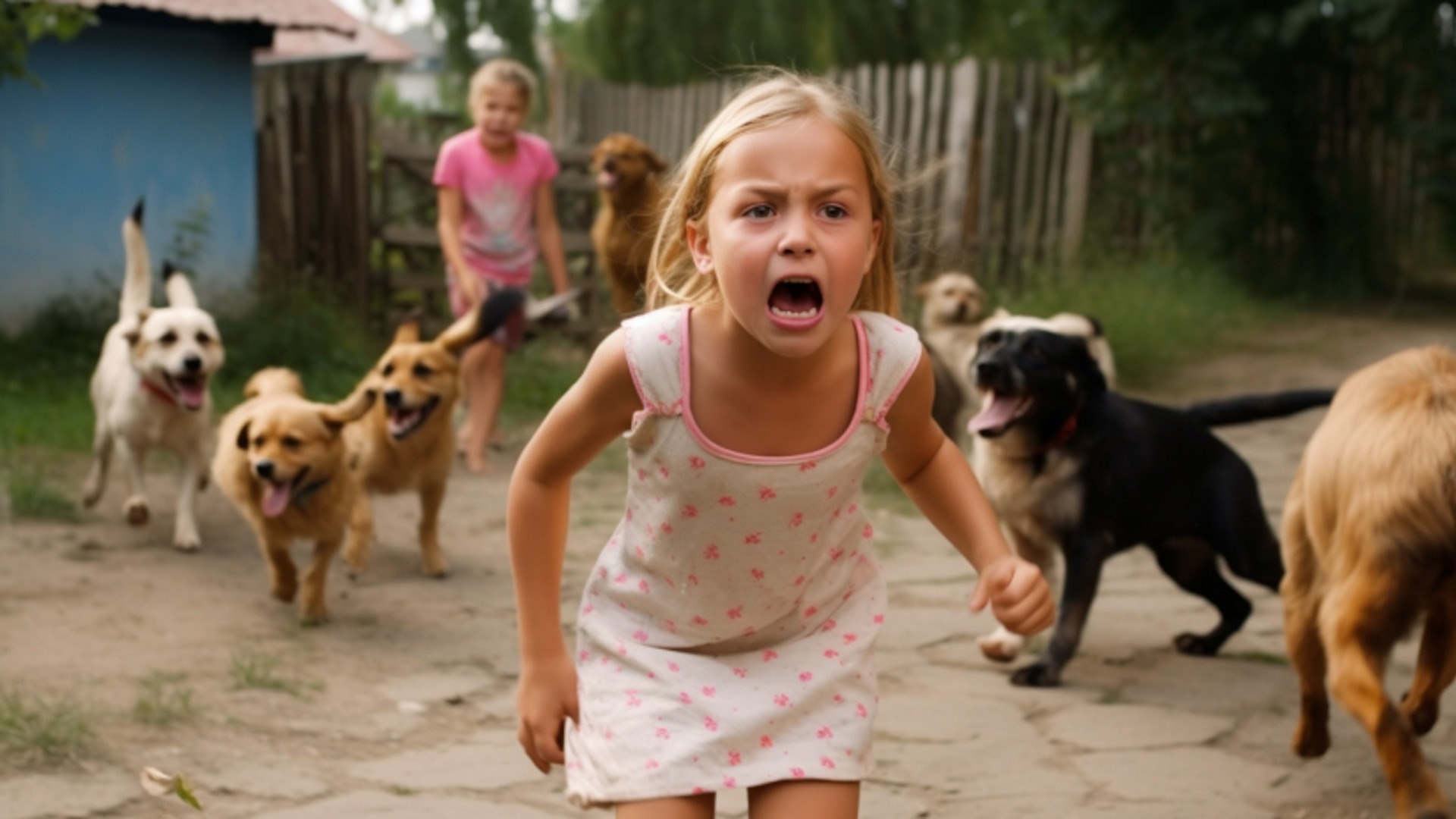 Стая собак накинулась на девочку во время стрима в Волгоградской области