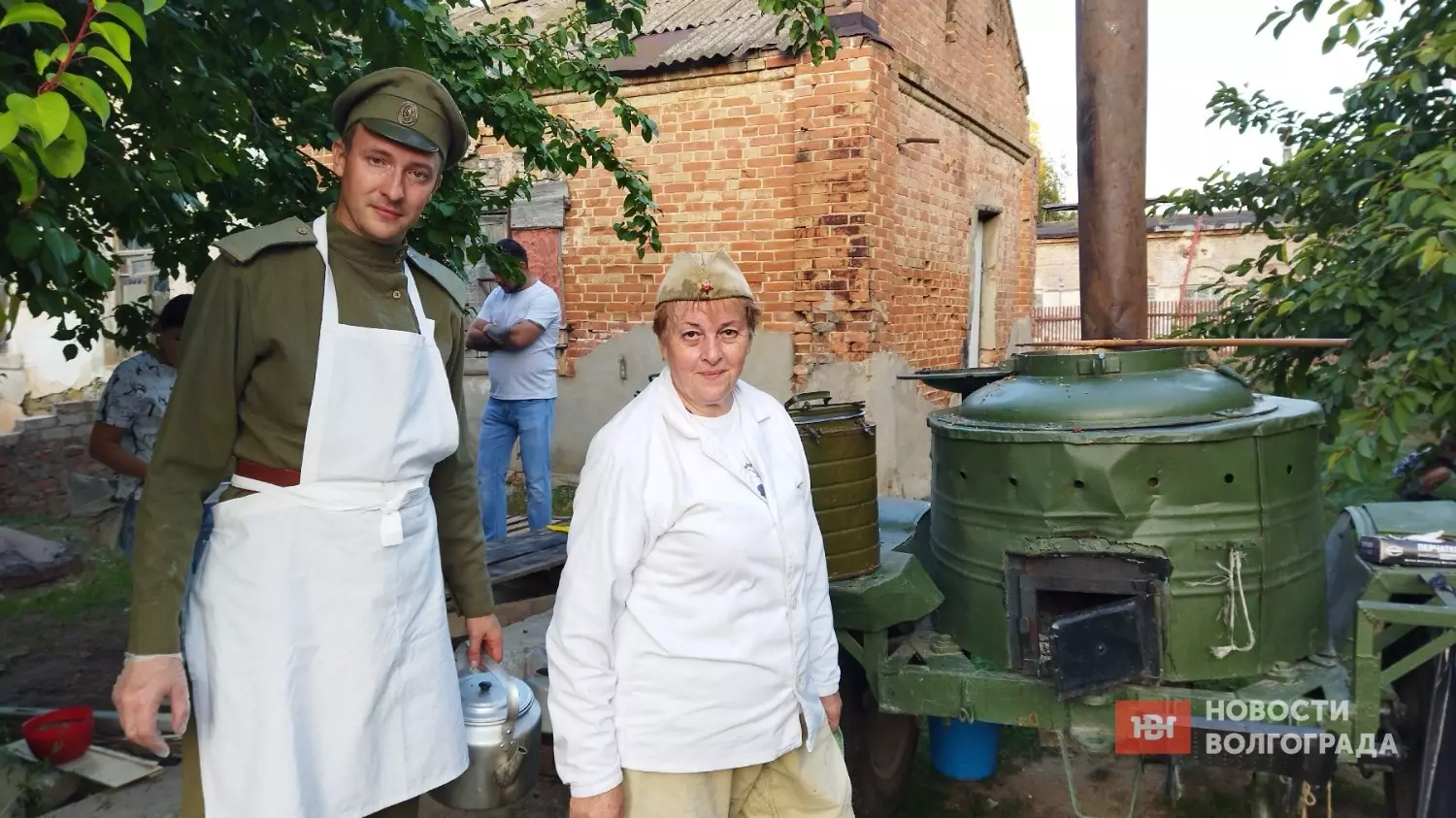 Полевая кухня на фестивале горчицы в Волгограде