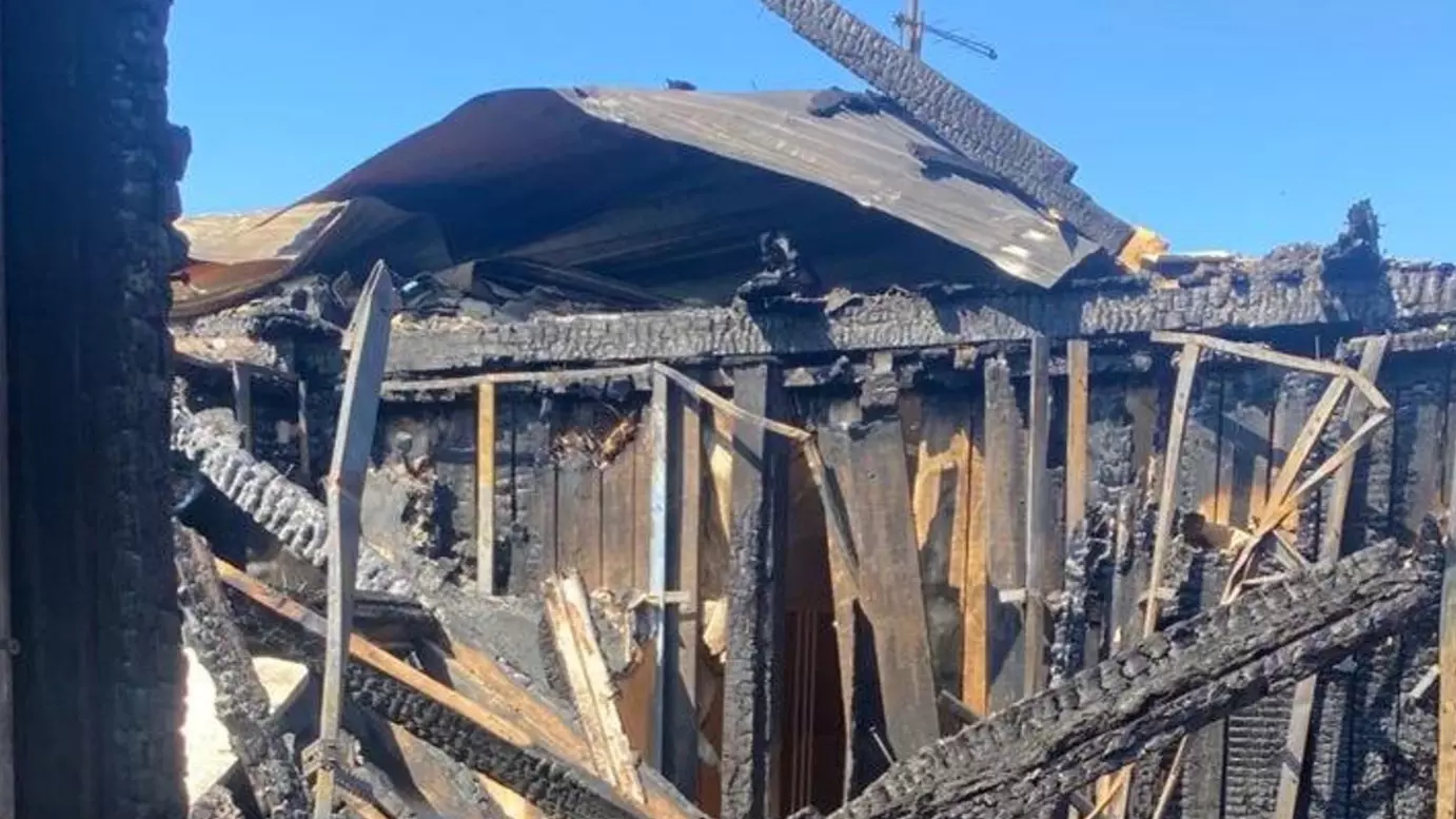 Что известно о сгоревшем доме в Городищенском районе