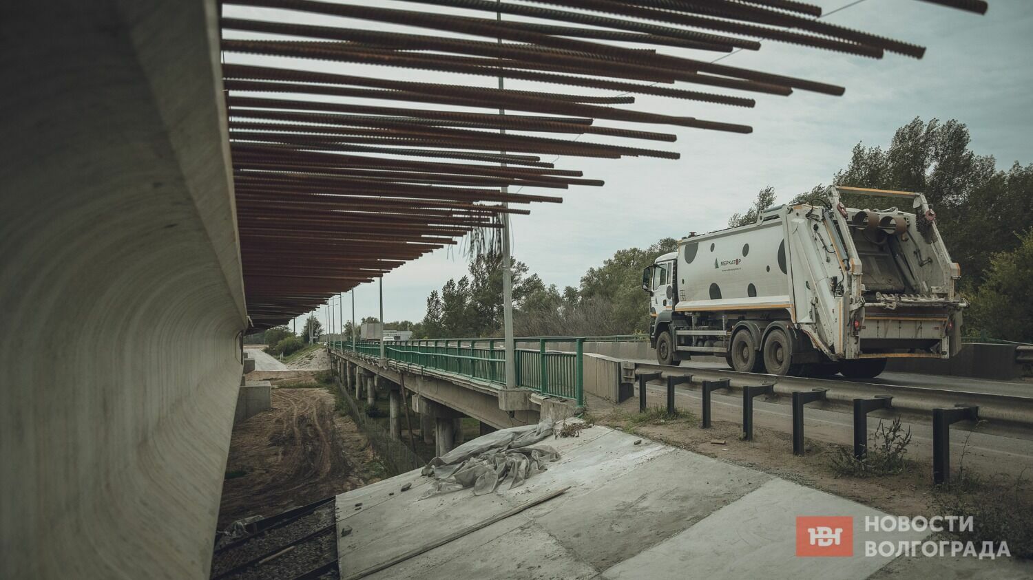 Строительство третьего пускового комплекса моста через Волгу