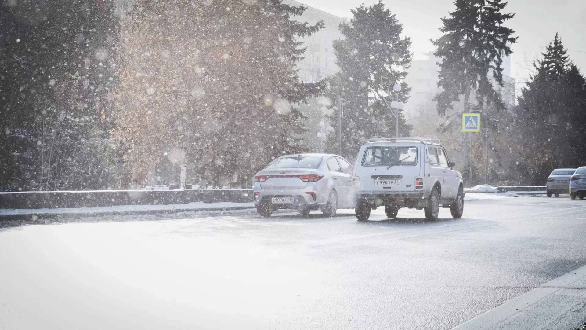Снег заметет Волгоградскую область в выходные