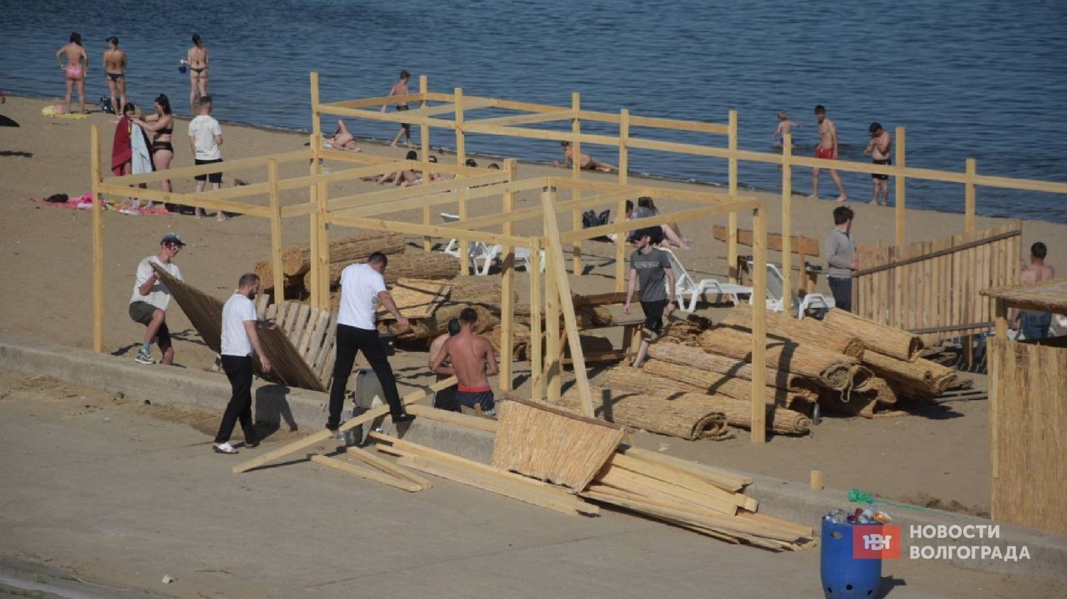 В Волгограде в ближайшее время заработают два полноценных пляжа — в Кировском и Красноармейском районах