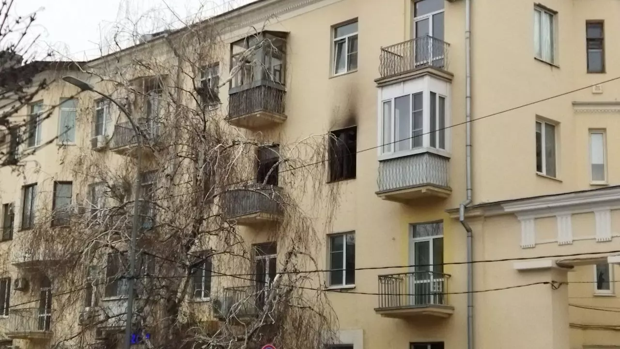 МЧС спасло кота из горящей квартиры в Волгограде