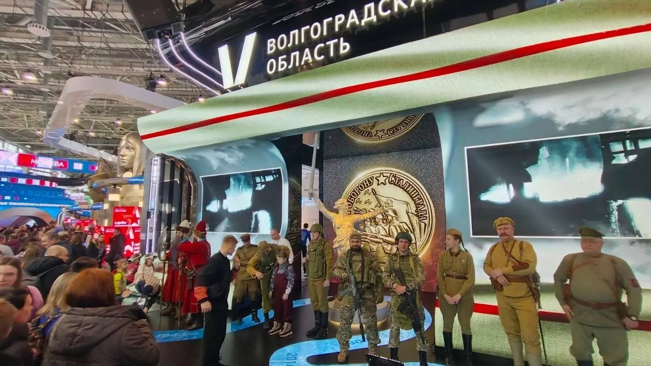 На выставке в Москве рассказывают историю Волгоградской области