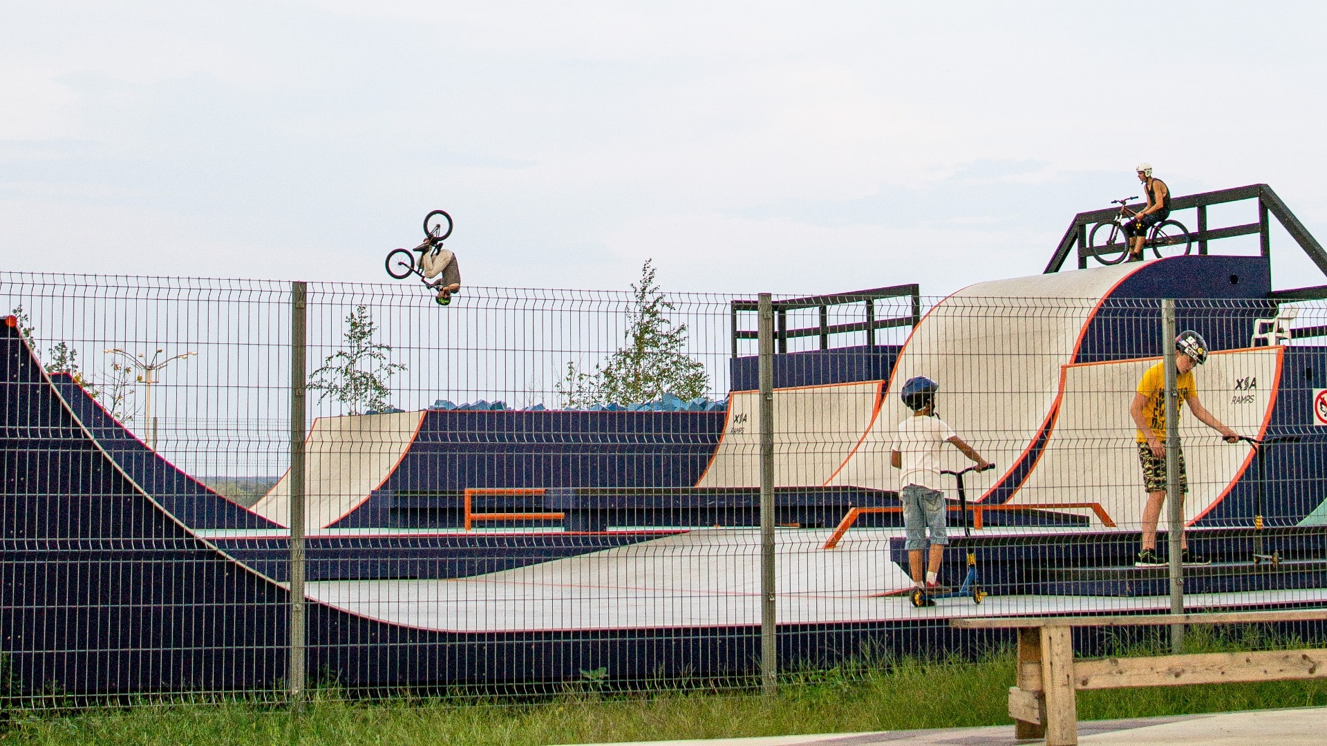 Единственная скейт-площадка в городе расположена в ЦПКиО
