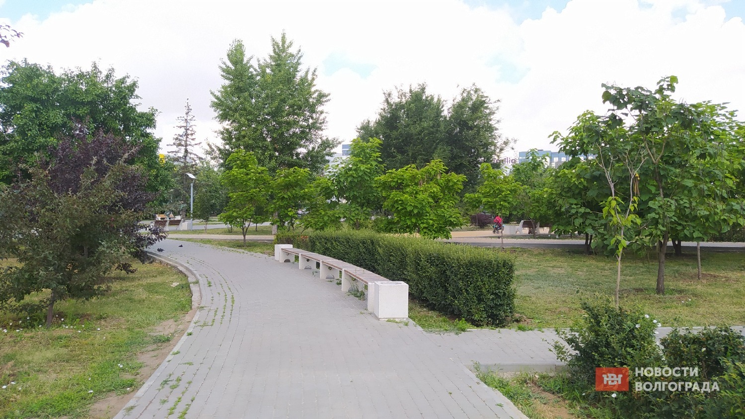 Парк парк Героев-летчиков в Дзержинском районе Волгограда