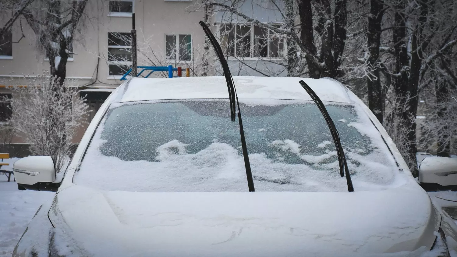 Зимой время прогрева автомобиля зависит от температуры воздуха