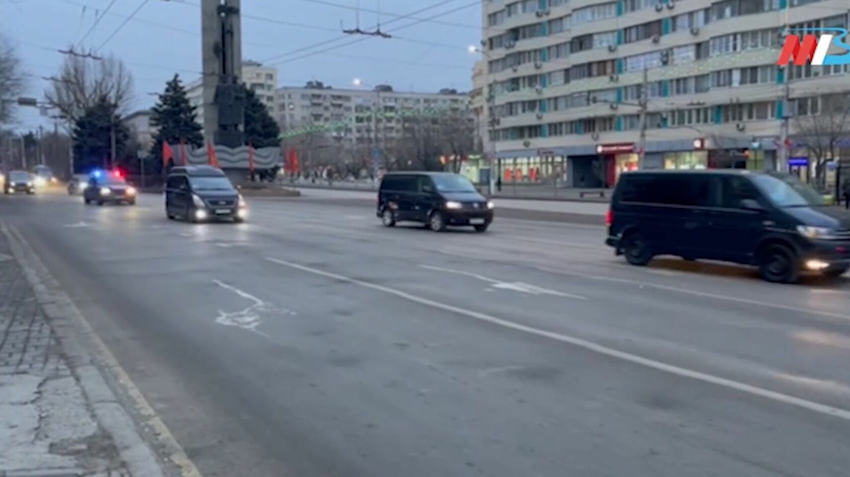 Президентский кортеж из 25 машин промчался по Волгограду