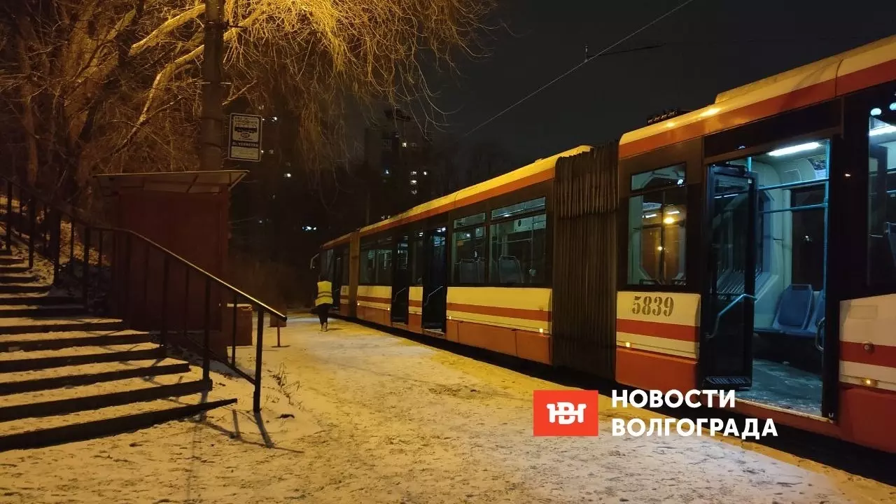Авария на линии метротрама в Волгограде