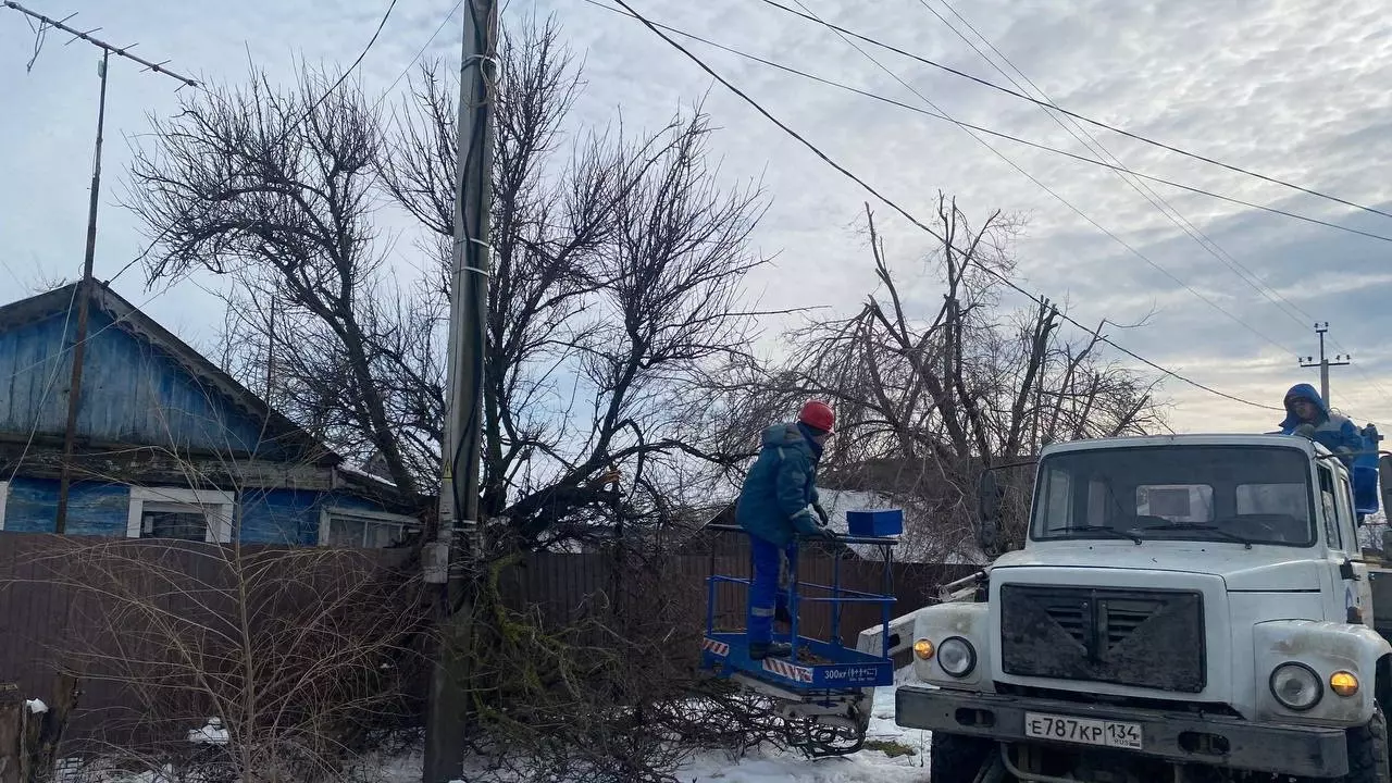 Энергоснабжение полностью восстановлено в Волгоградской области
