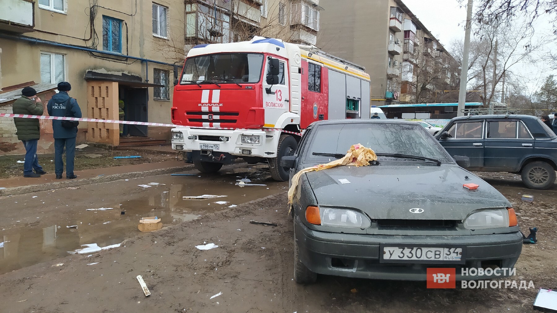 Пожар в жилом доме произошел в Волжском из-за неисправного газового оборудования
