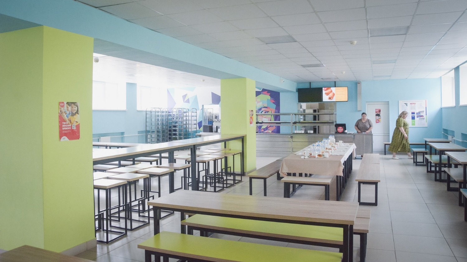 Столовая в гимназии №12 полностью модернизирована компанией «Виво Маркет»