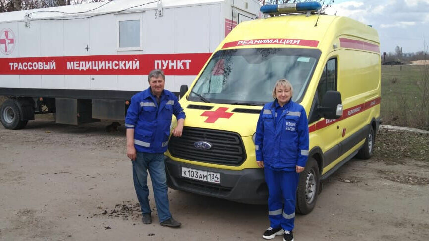 259 пациентов спасли в трассовых медпунктах Волгоградской области