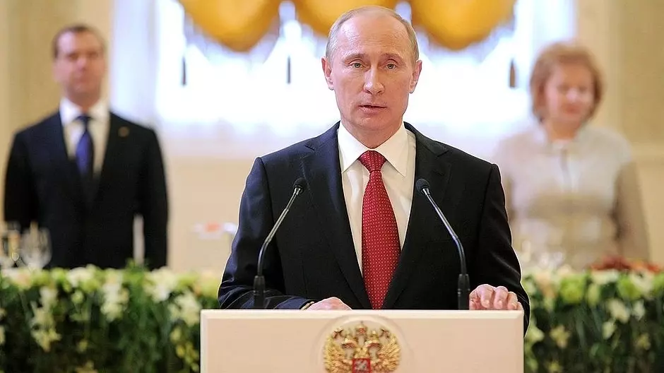Речь Владира Путина во время инаугурации в 2012-м году