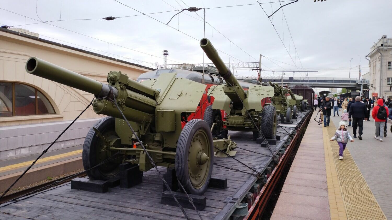 Ретро-поезд «Воинский эшелон» прибыл в Волгоград