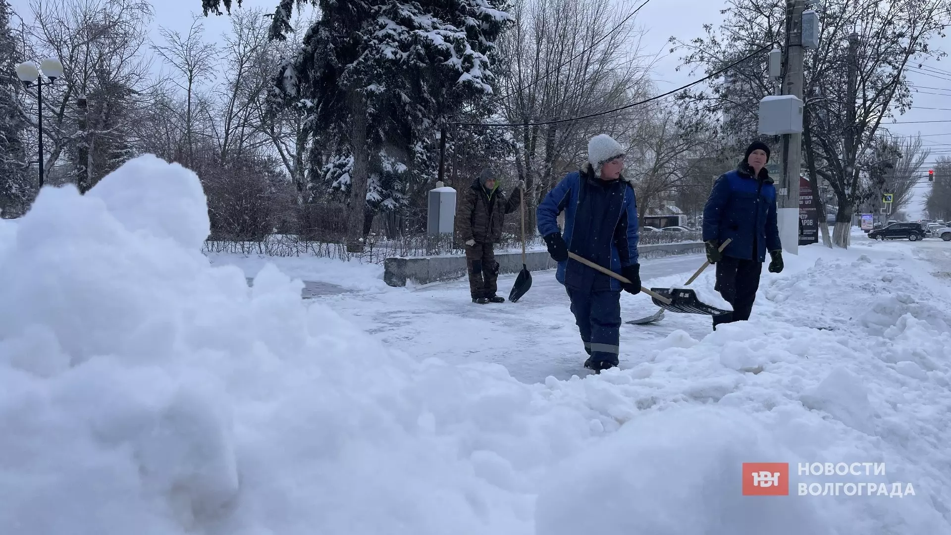 Общественник призывает волгоградцев помогать УК расчищать дворы от снега