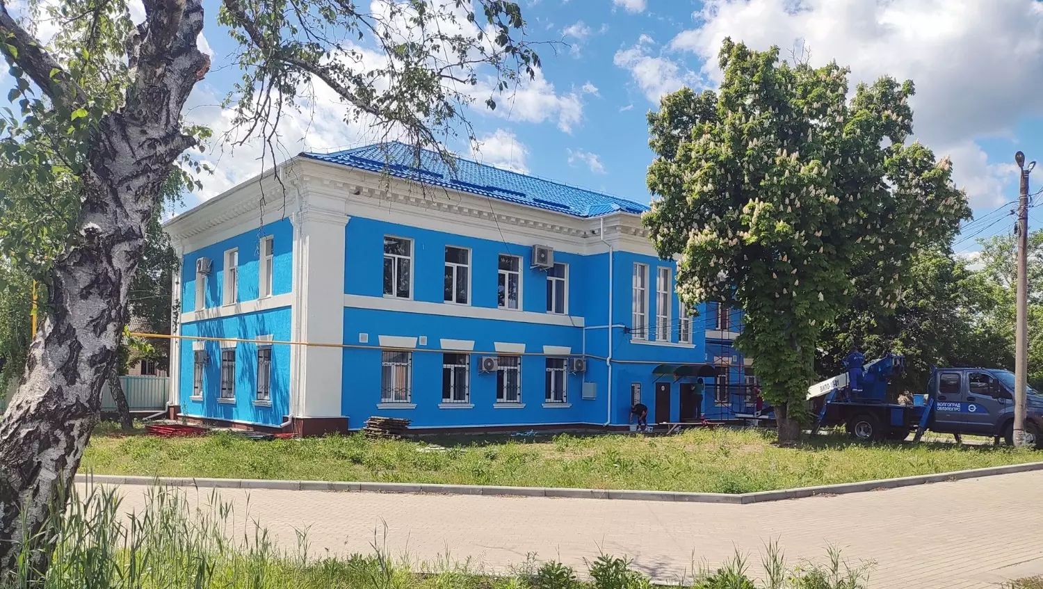 «Пересвет-Юг» восстанавливает социальные объекты Станично-Луганского района ЛНР